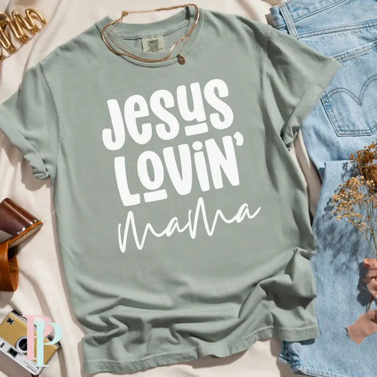 Jesus Lovin Mama Comfort Color Graphic Tee