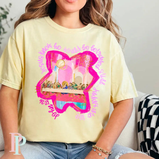 Judas Ate Too Comfort Color Graphic Tee SMALL / BANANA