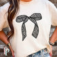 Lace Coquette Bow Screen Print Transfer