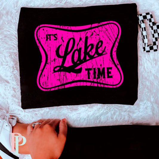 Lake Time Comfort Color Graphic Tee