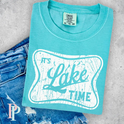 Lake Time Comfort Color Graphic Tee
