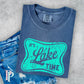 Lake Time Comfort Color Graphic Tee