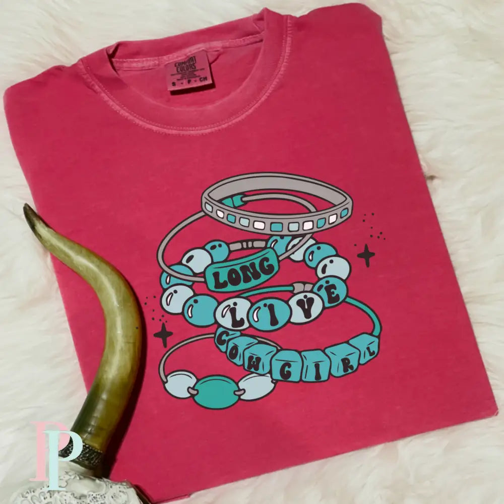 Long Live Cowgirl Comfort Color Graphic Tee
