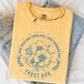Look Back And Thank God Comfort Color Graphic Tee