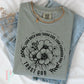 Look Back And Thank God Comfort Color Graphic Tee