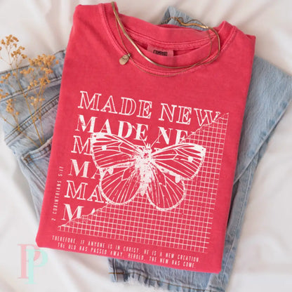 Made New Comfort Color Graphic Tee