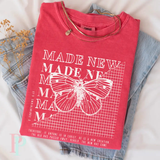 Made New Comfort Color Graphic Tee