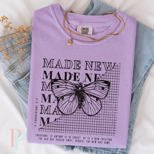 Made New Comfort Color Graphic Tee