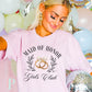 Maid Of Honor Girls Club Comfort Color Graphic Tee
