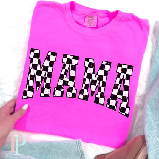 Mama Checkered DTF Transfer