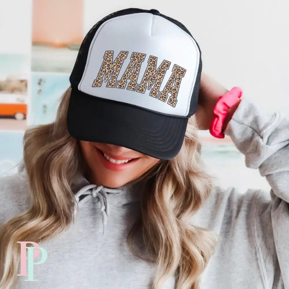 Mama Cheetah Hat DTF Transfer