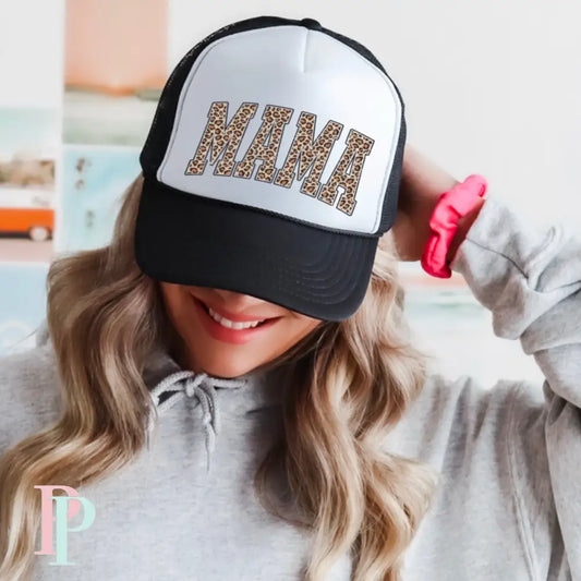 Mama Cheetah Hat DTF Transfer