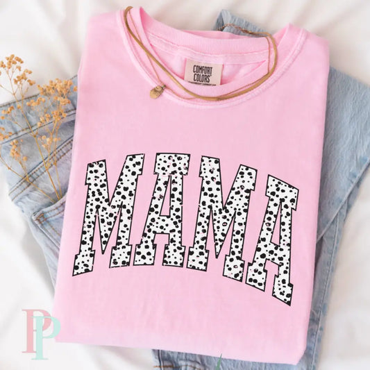Mama Dalmatian Comfort Color Graphic Tee