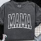 Mama Varsity Letters Screen Print Transfer
