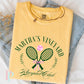 Martha’s Vineyard Racquet Club Comfort Color Graphic Tee