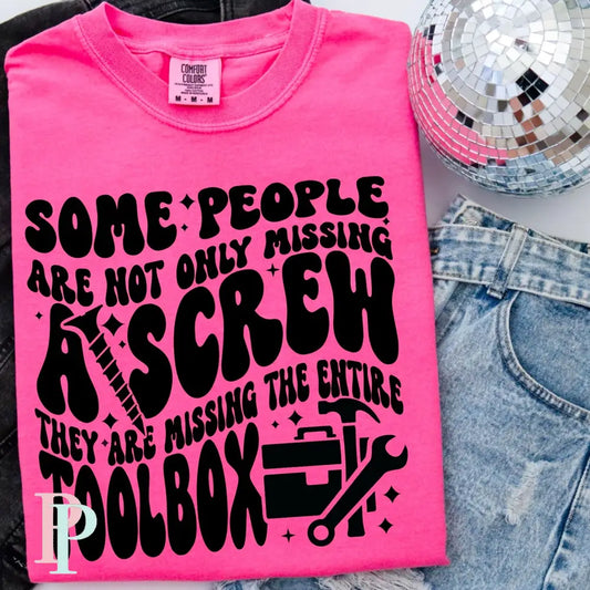 Missing The Entire Toolbox Comfort Color Graphic Tee