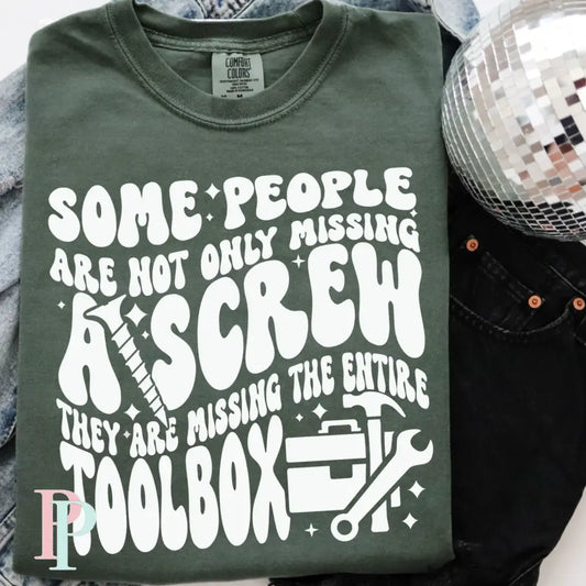 Missing The Entire Toolbox Comfort Color Graphic Tee