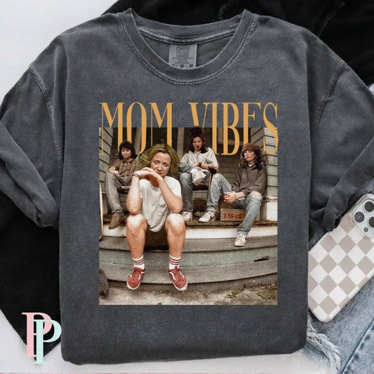 Mom Vibes Comfort Color Graphic Tee