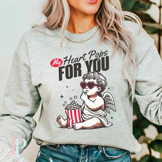 My Heart Pops For You Valentine’s DTF Transfer