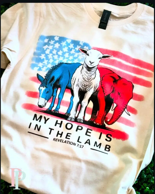 My Hope Is In The Lamb Softstyle Graphic Tee