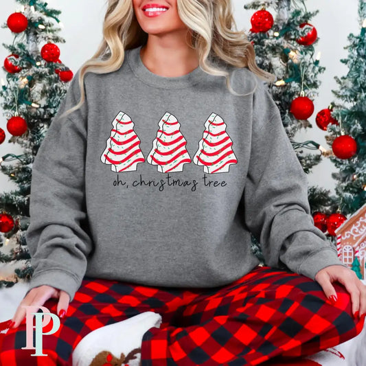 Oh Christmas Tree Crewneck Sweatshirt Small