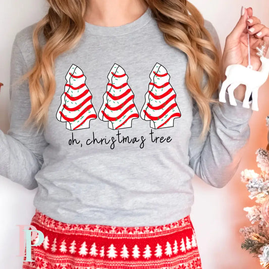 Oh Christmas Tree Long Sleeve Graphic Tee S