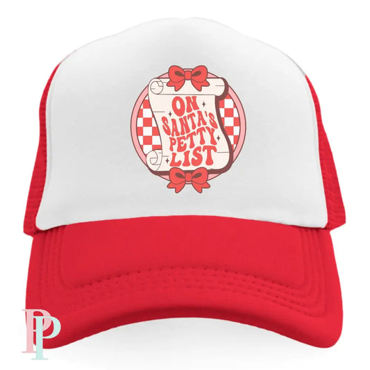 On Santa’s Petty List Pocket / Hat DTF Transfer