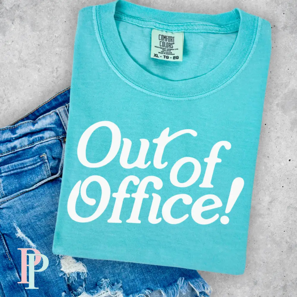 Out Of Office Comfort Color Graphic Tee