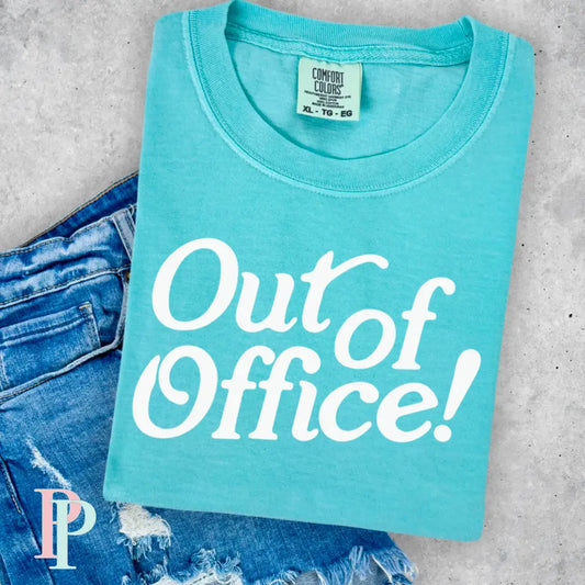 Out Of Office Comfort Color Graphic Tee