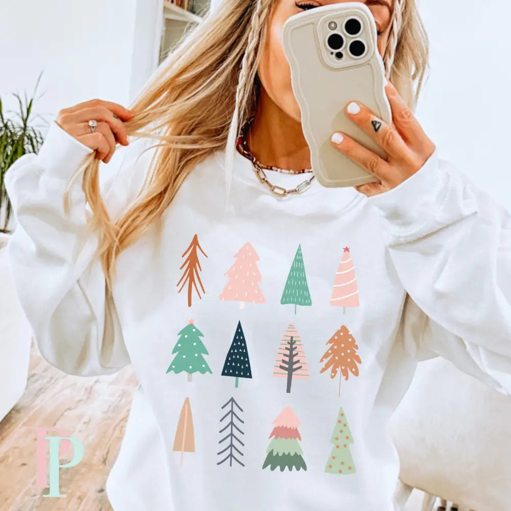 Pastel Christmas Tree’s DTF Transfer
