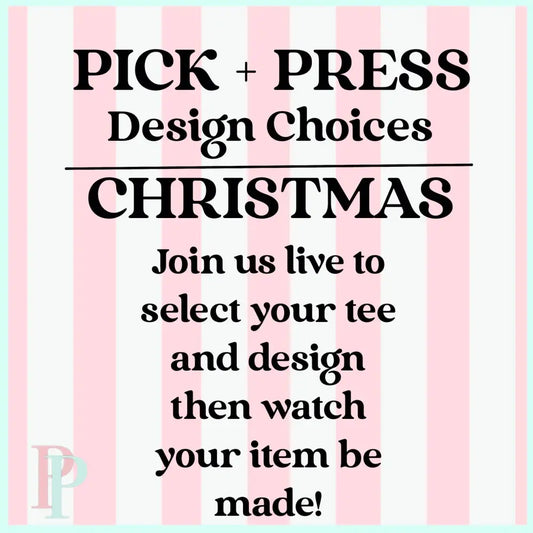 Pick & Press CHRISTMAS Designs