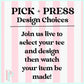 Pick & Press Designs