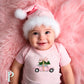 Pink Christmas Car Tea Towel / Infant DTF Transfer
