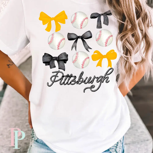Pittsburg Coquette Comfort Color Graphic Tee