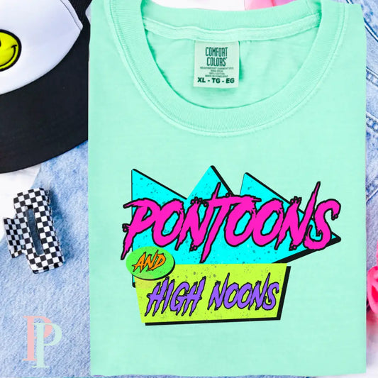 Pontoon’s And High Noons Comfort Color Graphic Tee