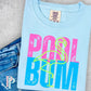 Pool Bum Comfort Color Graphic Tee