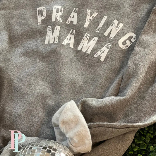 Praying Mama Gildan Graphic Crewneck