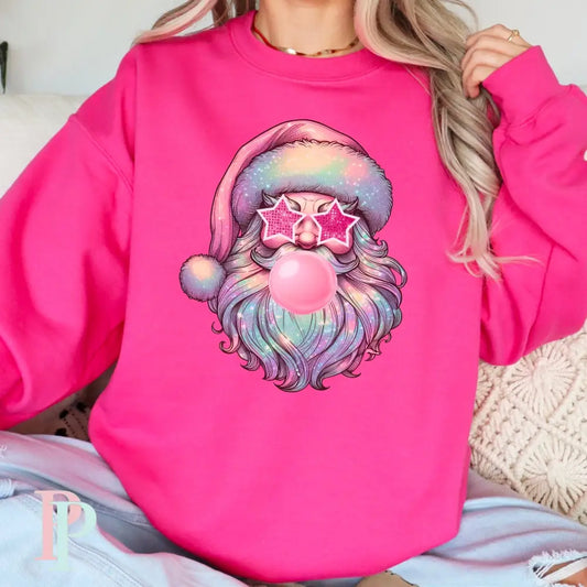 Pre-Order Holographic Santa DTF Transfer