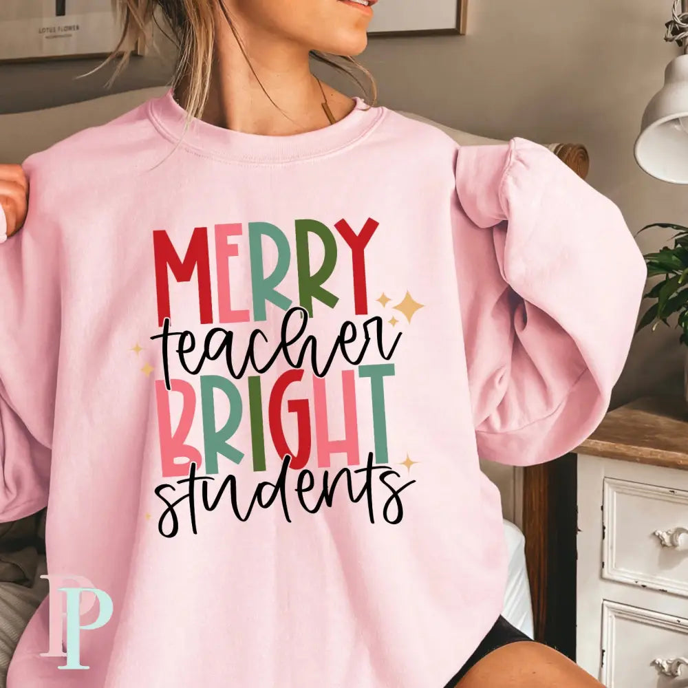 Pre-Order Merry Teacher Bright Students DTF Transfer