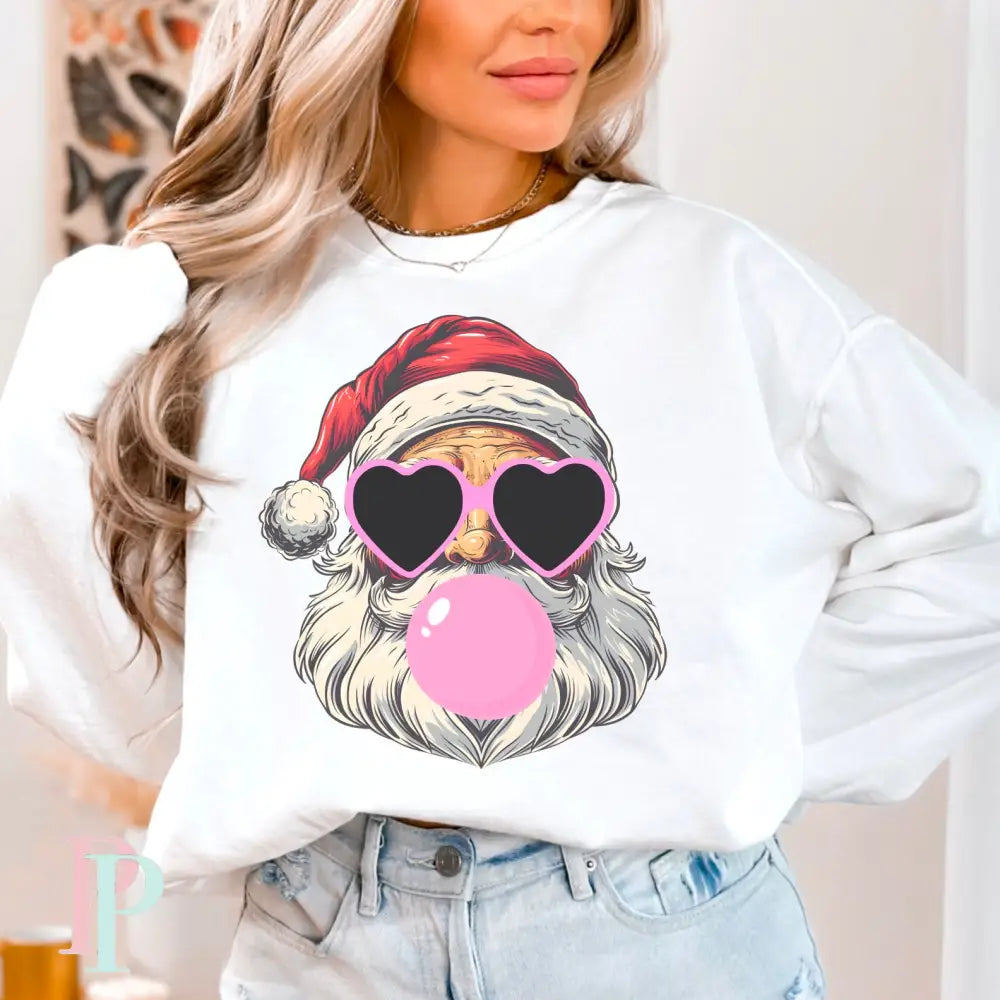 Pre-Order Santa Bubble Gum DTF Transfer