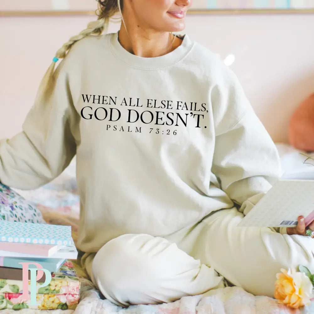 Psalm 73:26 Crewneck Sweatshirt