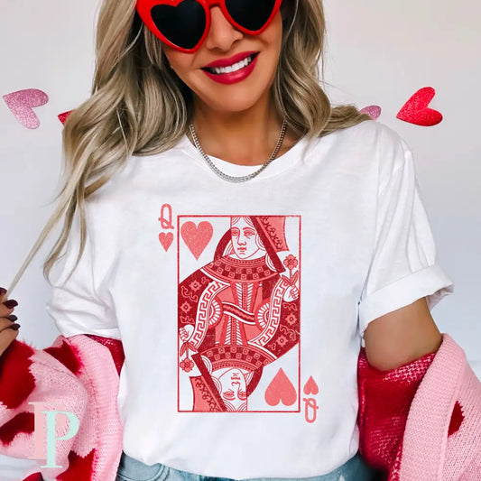 Queen Of Hearts DTF Transfer