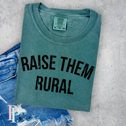Raise Them Rural Comfort Color Graphic Tee