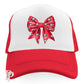 Red G Bow Pocket / Hat DTF Transfer