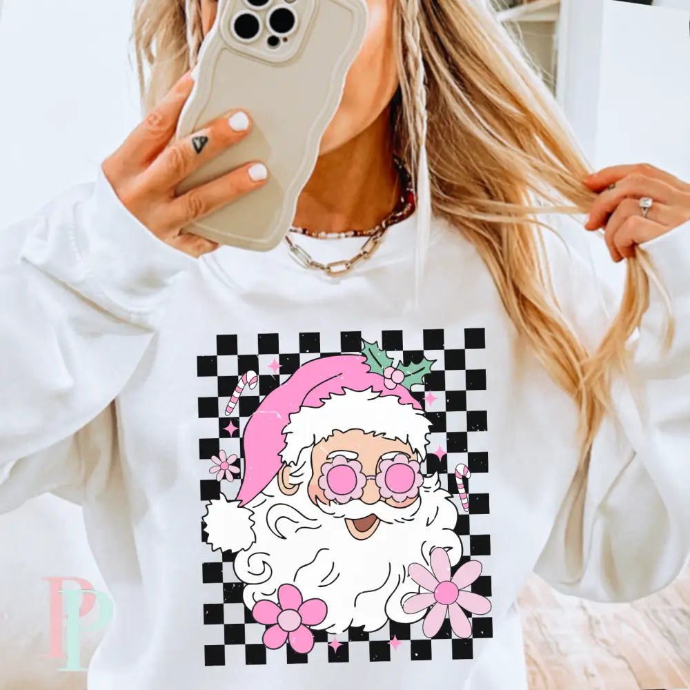 Retro Santa DTF Transfer