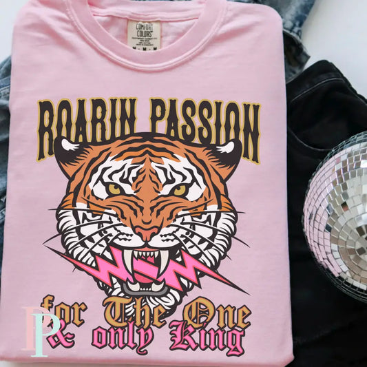 Roaring Passion For Only One King Comfort Color Graphic Tee
