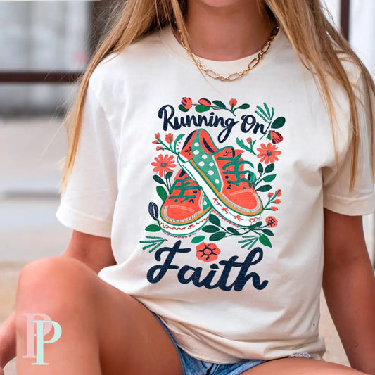 Running On Faith DTF Transfer
