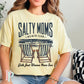 Salty Moms Beach Club Comfort Color Graphic Tee BANANA / SMALL