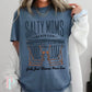 Salty Moms Beach Club Comfort Color Graphic Tee BLUE JEAN / SMALL