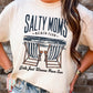 Salty Moms Beach Club Comfort Color Graphic Tee IVORY / SMALL